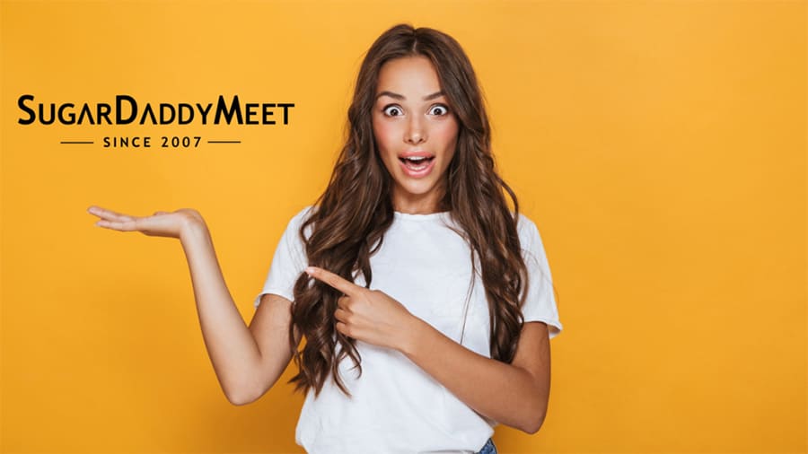 Uma mulher ficou encantada com SugarDaddyMeet